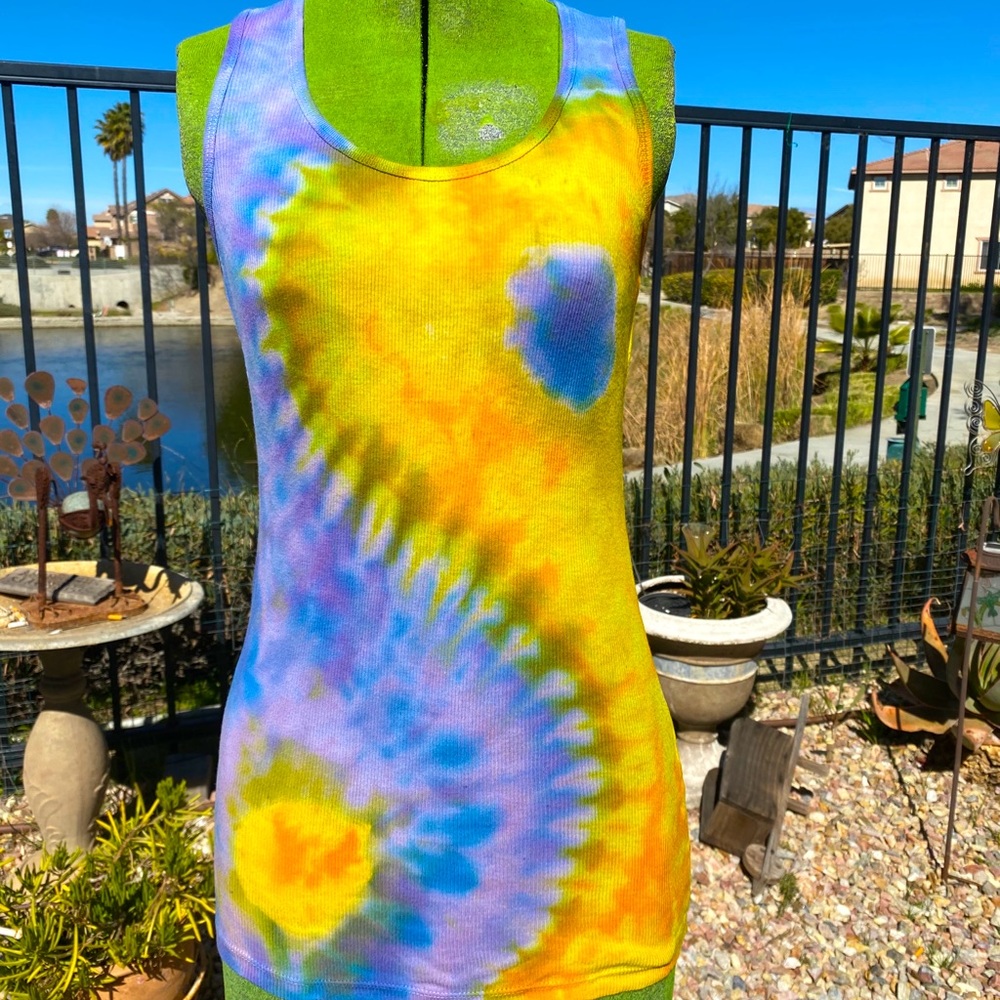 ❗️Custom Tie Dye❗️🌈 Tank Top